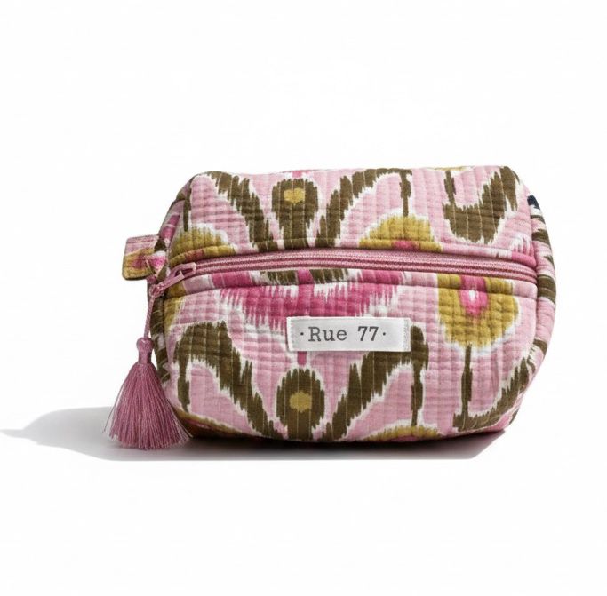 Neceser cuadrado étnico