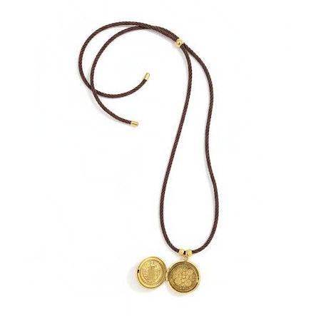 Reliquiario de la Cruz de San Benito MARRÓN