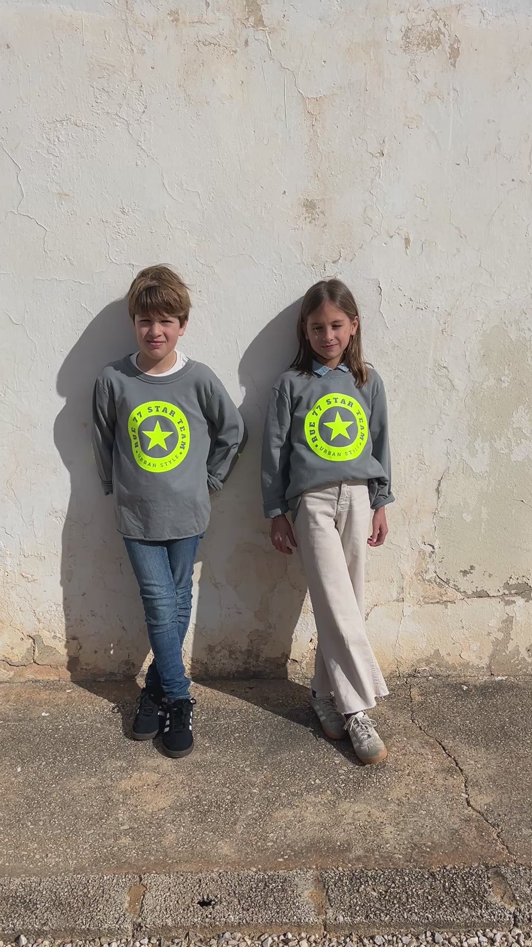 Sudadera Rue77 GRIS estrellas